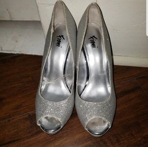Silver heels